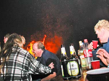 Viel Spaß haben auch die Schlepperfreunde